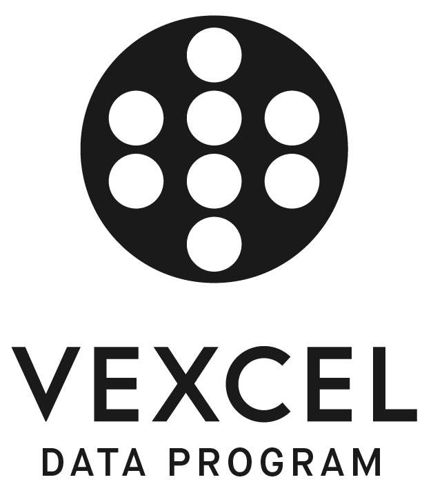Vexcel Data link and logo